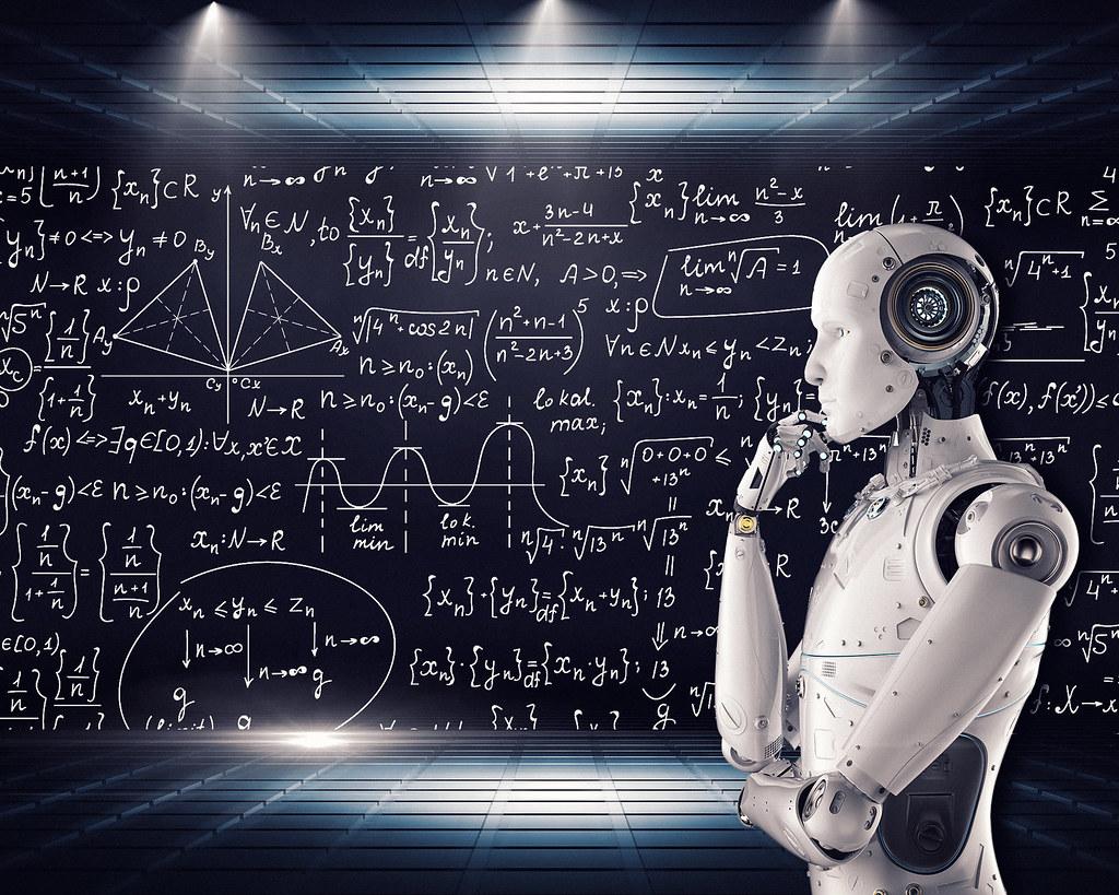robot qui fait des maths
